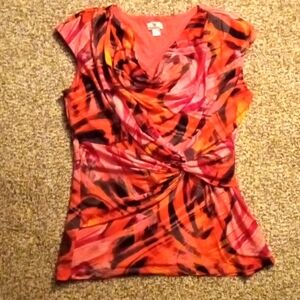 Worthington twist top super soft tank blouse